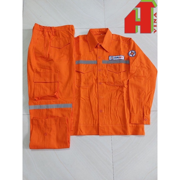 QUẦN ÁO ĐIỆN LỰC CHUẨN LOGO EVN