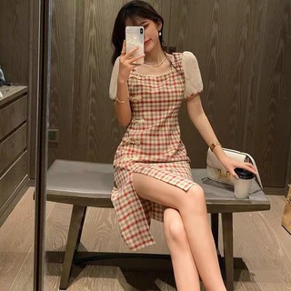 [ĐỦ BILL CÓ QUÀ] 🎁🎁 Đầm sườn xám cách tân (Có ảnh thật)