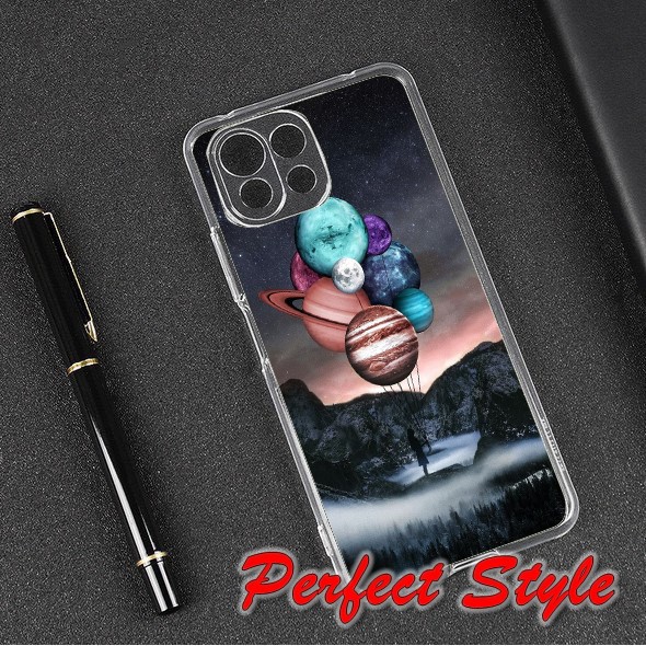 Ốp lưng silicon in hình Xiaomi Mi 11 lite / Redmi Note 10 / Redmi Note 10 pro / K40 k40 pro Poco F3 vũ trụ