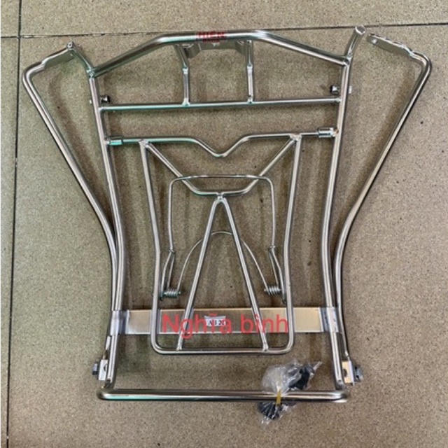 Baga Giữa Xe Airblade 125~160cc Đời 2023 Mới 10li Inox & Sơn Đen Tĩnh Điện