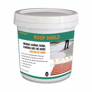 Màng Chống Thấm Thế Hệ Mới - Dạng Nước - Chống Thấm, Chống Dột Cực Tốt - Roof Shield (loại 5kg/thùng)