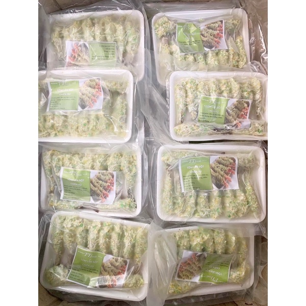 [HỎA TỐC SG] Tôm tẩm bột chiên xù rau củ thơm ngon 10 con