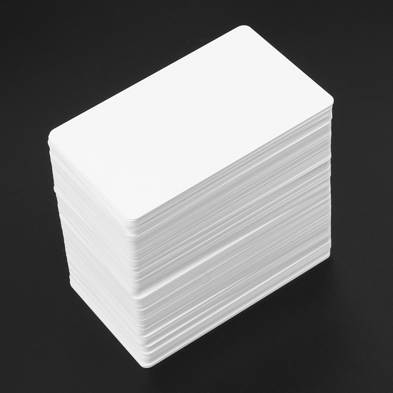 100 Pvc Plastic Cards Plastic Business Cards Hot Stamping Double-Sided Printing Plastic Card Plastic Membership Card