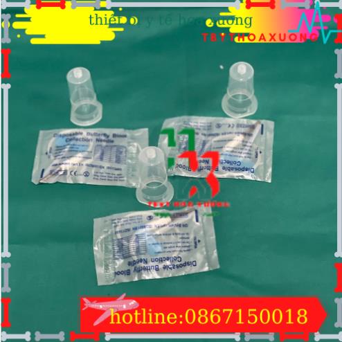 [ Combo 50 ] Ống Giữ Kim Bướm Lấy Máu Chân Không - Holder Giữ Kim Bướm