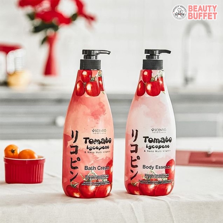 [DATE T9/2024] Sữa tắm dưỡng ẩm, làm mịn và săn chắc da Scentio Tomato Lycopene 700ml