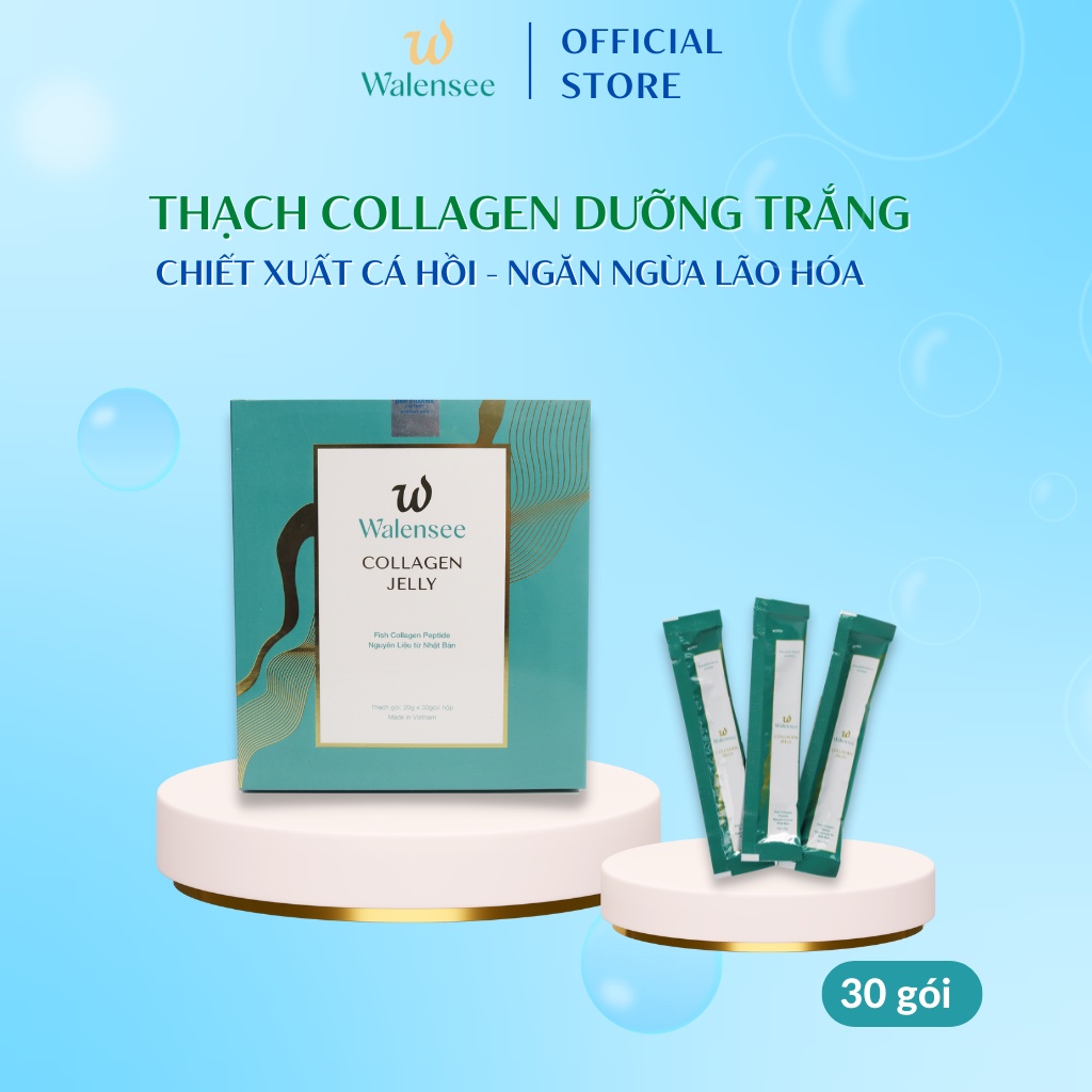 Thạch Collagen Walensee dưỡng trắng, phục hồi da, ngừa lão hóa, thành phần tự nhiên