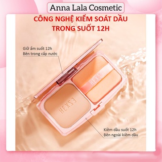 Phấn nén HEXZE dành cho mọi tone da TẶNG 01 BÔNG TẨY TRANG