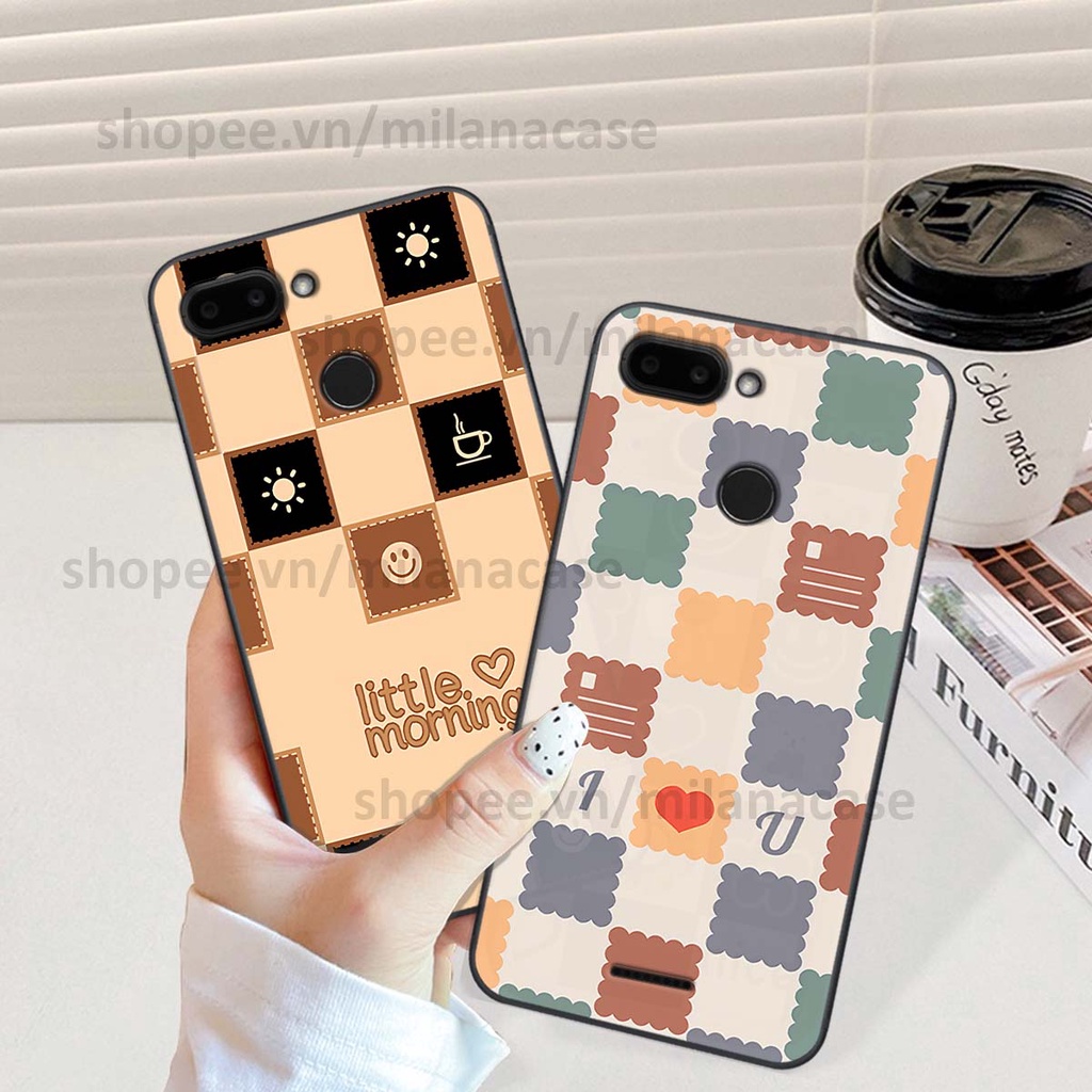 Ốp Xiaomi Redmi 6 caro họa tiết nhiều màu sắc siêu đẹp thời trang cá tính