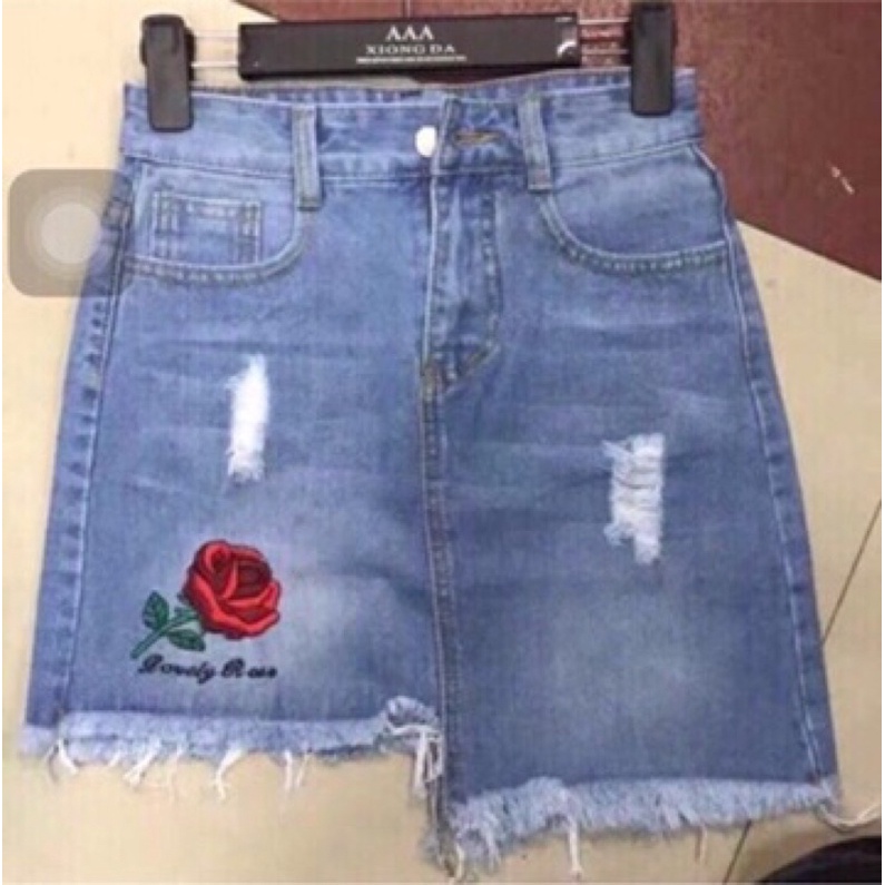 Chân váy jean quảng châu xả kho giá sock 35k | BigBuy360 - bigbuy360.vn