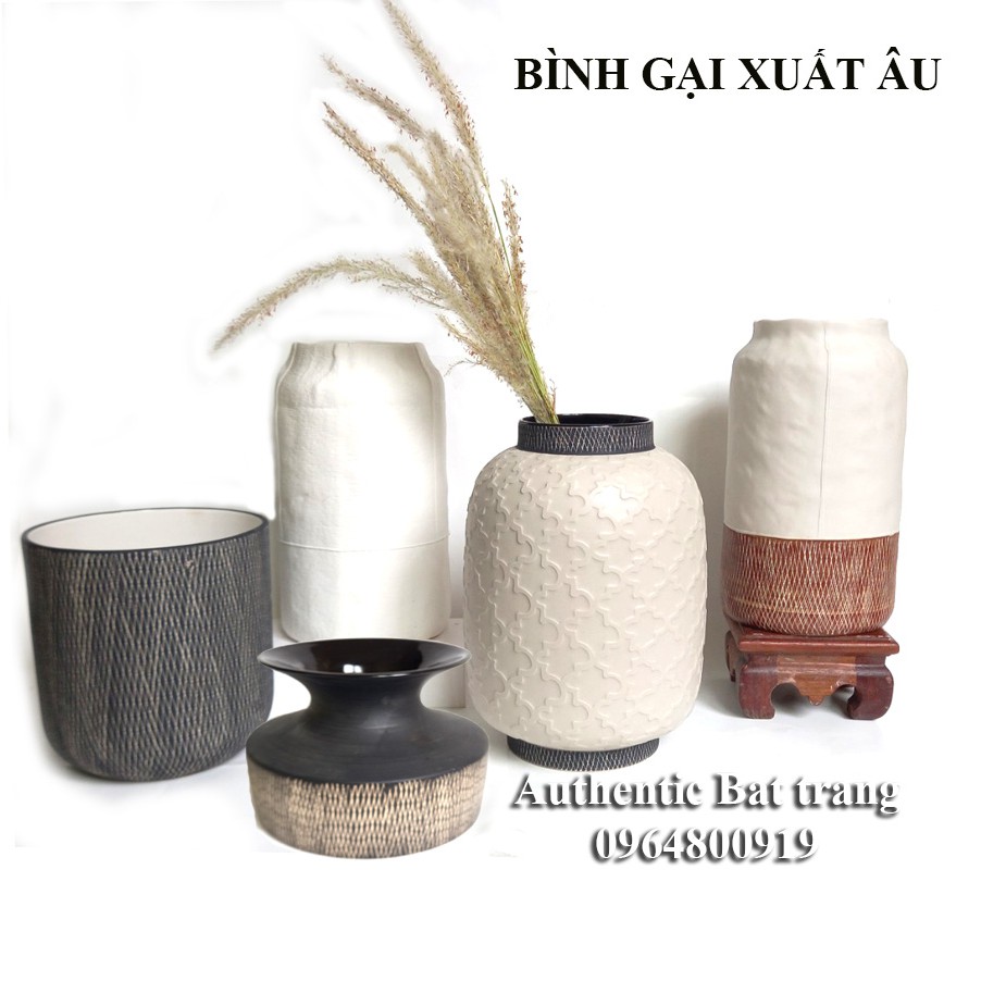 BÌNH GẠI - ĐẲNG CẤP CỦA CĂM HOA VÀ TRANG TRÍ nhà cửa phong cách Châu Âu - Xưởng gốm sứ Authentic bát tràng