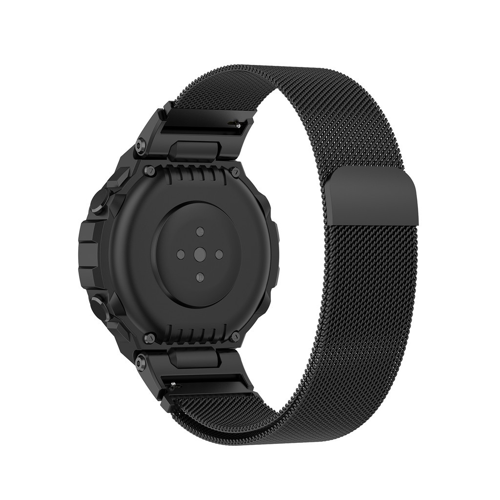 Dây Đeo Thay Thế Chất Liệu Thép Không Gỉ Khóa Nam Châm Cho Xiaomi huami AMAZFIT T-Rex A1918