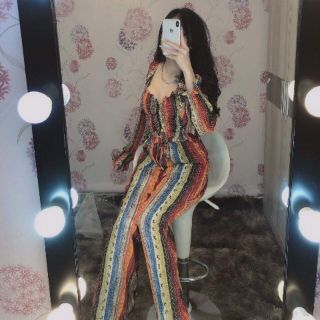 Set bộ thổ cẩm tiểu thư tay dài