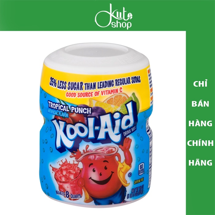 Bột pha nước trái cây Kool-Aid Soft Drink Mix 538g