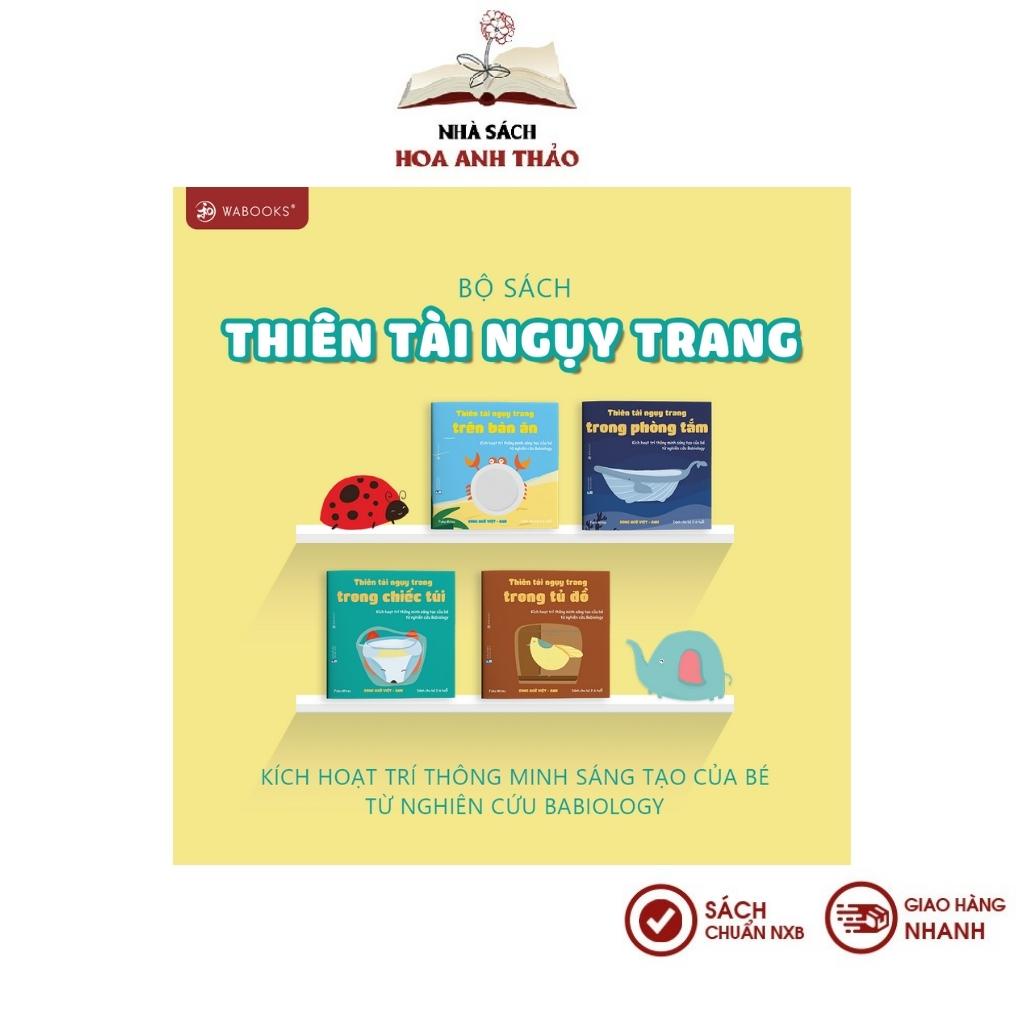 Sách Ehon - Thiên Tài Ngụy Trang song ngữ Việt Anh kèm file nghe quét mã QR - Dành cho trẻ 2-6 tuổi