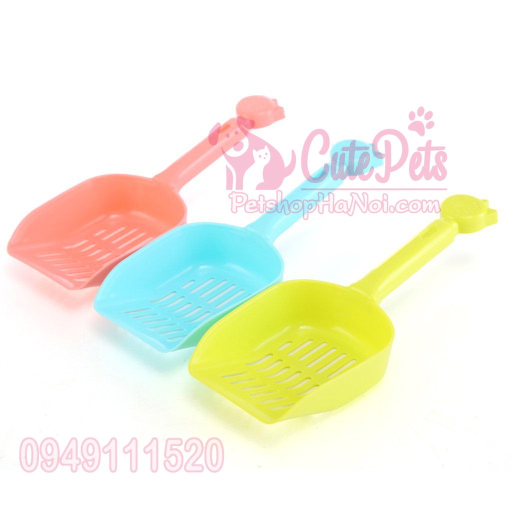 [Mã 159FMCGSALE giảm 8% đơn 500K] Xẻng xúc cát vệ sinh cho mèo - CutePets Phụ kiện thú cưng Pet Shop Hà Nội