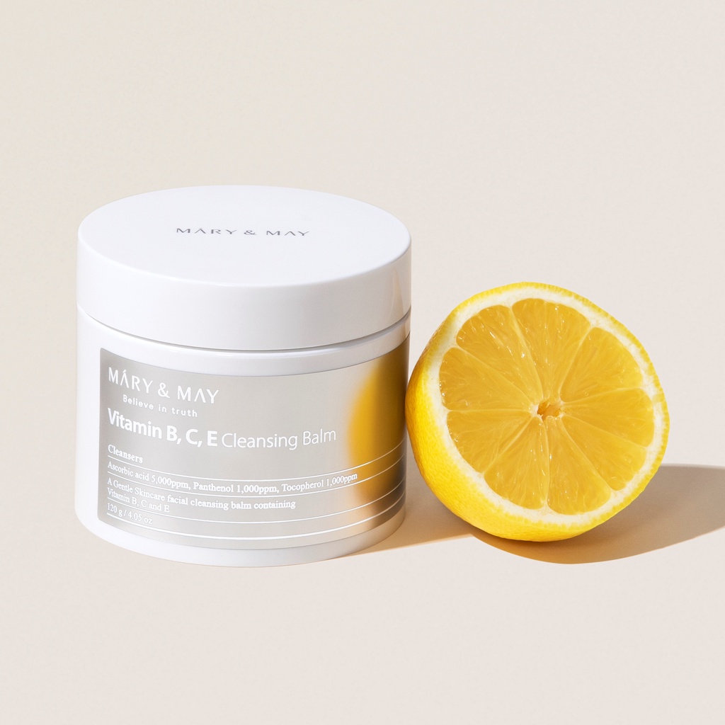 Sáp Tẩy Trang Mary&May Vitamin B, C, E Cleansing Balm 120g