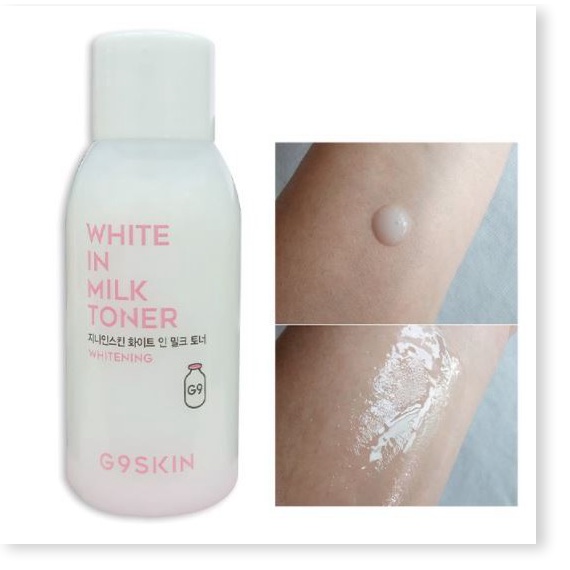 Nước Hoa Hồng Dưỡng Trắng Da G9Skin White In Milk Toner