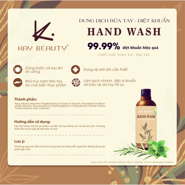 NƯỚC RỬA TAY KHÔ SÁT KHUẨN