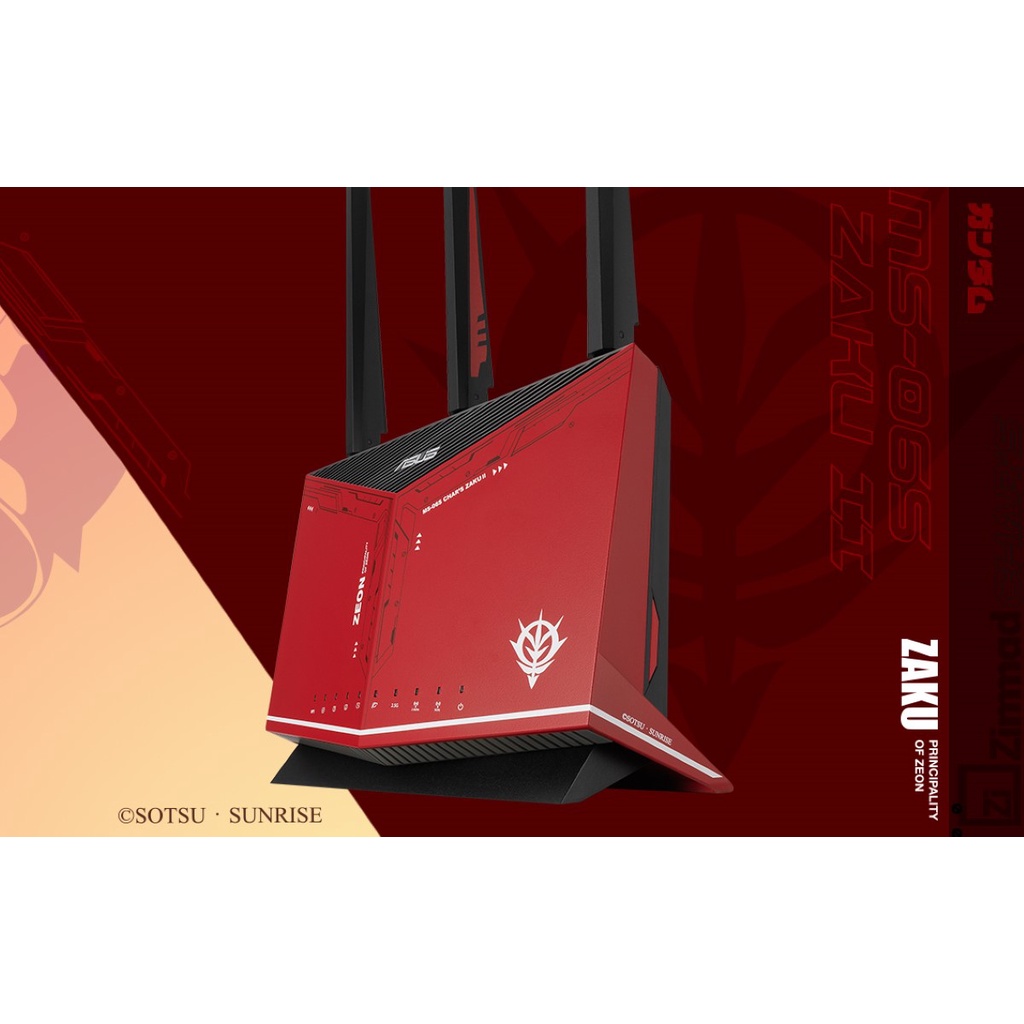 Bộ phát WIFI 6 ASUS RT-AX86U GUNDAM EDITION AX5700 - Phiên bản giới hạn 2021 - Bảo hành 36 tháng chính hãng ASUS | BigBuy360 - bigbuy360.vn