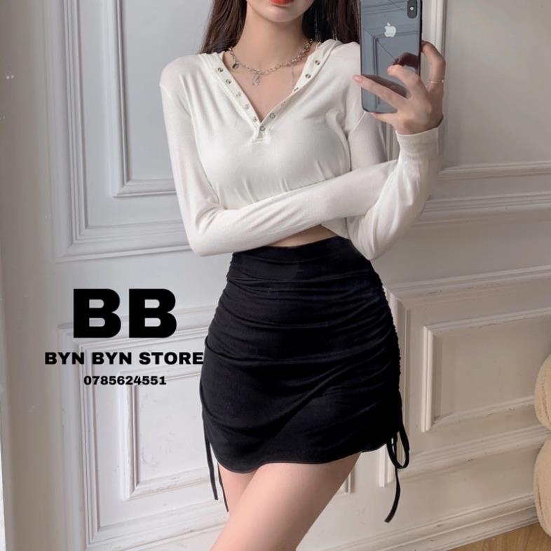 CHÂN VÁY BODY RÚT DÂY CÓ QUẦN BẢO HỘ TRONG R2 [Hàng Siêu Cấp] | BigBuy360 - bigbuy360.vn