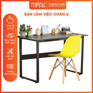 Bàn làm việc chân chữ U (60x120x75cm) BLV03
