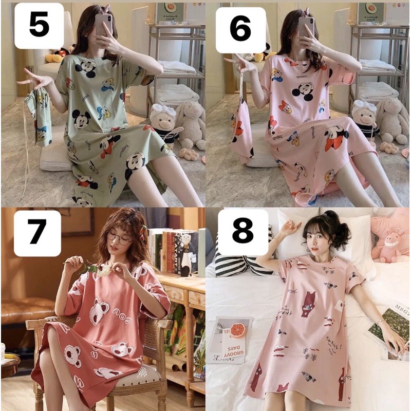 GOM ORDER VÁY NGỦ HOẠ TIẾT DỄ THƯƠNG 32 MẪU | BigBuy360 - bigbuy360.vn