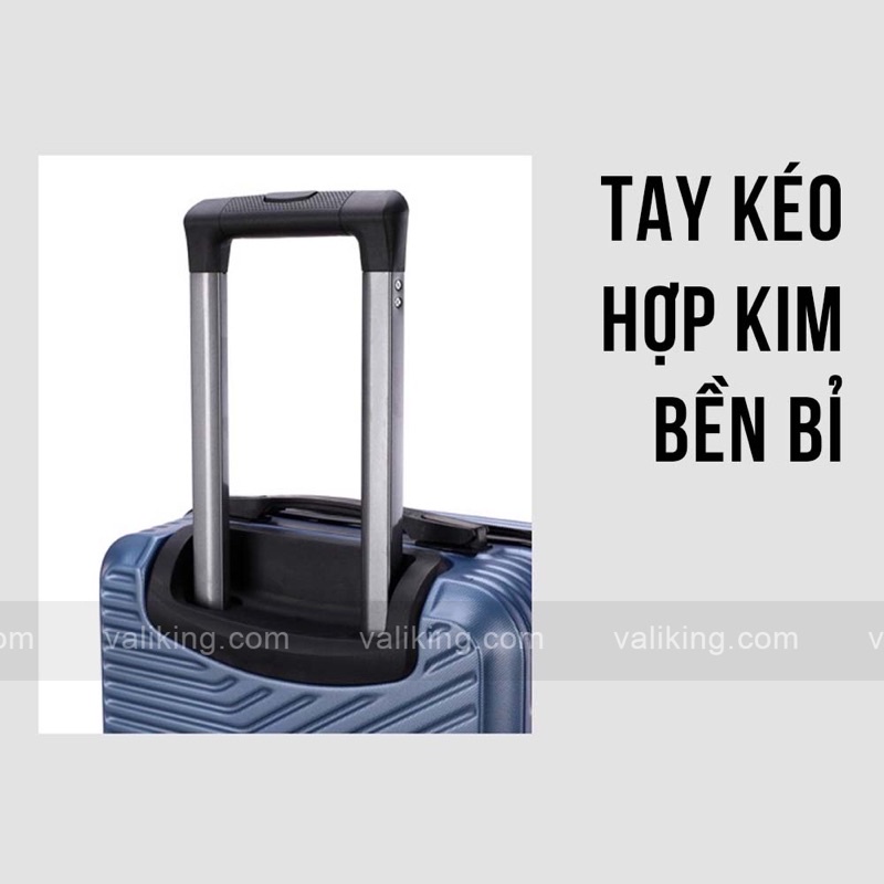 Vali kéo du lịch RIVAL333 nhựa ABS PC bền bỉ, chống va đập 20 inch, 24 inch - VALIKING