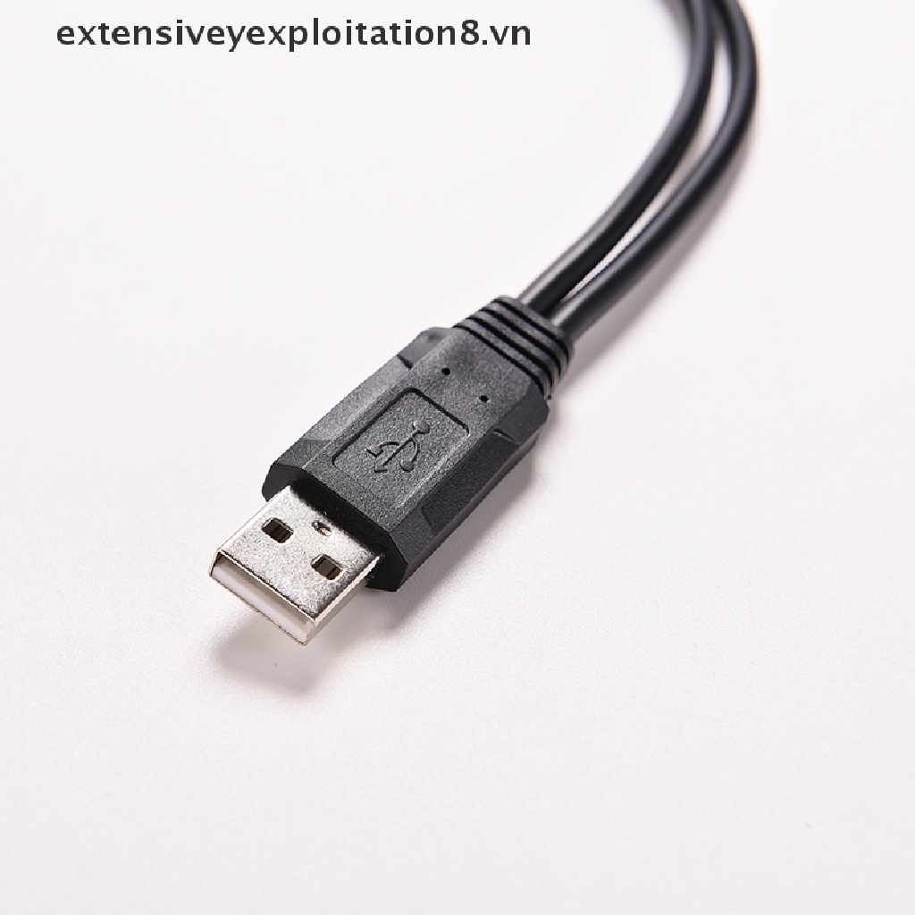 Dây Cáp Chia 2 Cổng USB 2.0 A Male Sang 2 Dual USB Female Jack Y