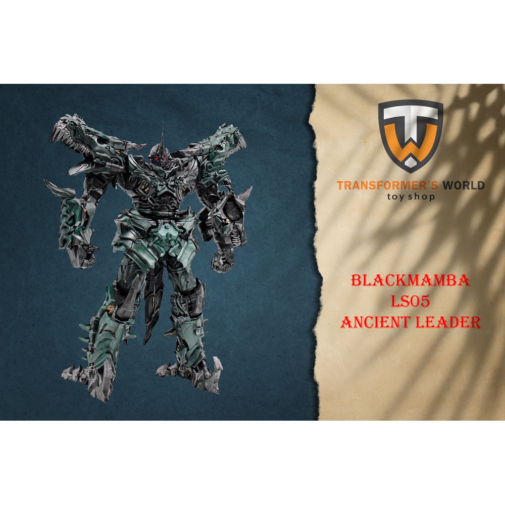 Mô Hình Black Mamba LS-05 LS05 Ancient Leader Grimlock Oversize