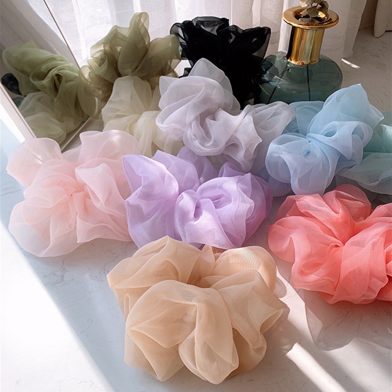 Dây Buộc Tóc Lớn Kiểu Dáng Xinh Xắn Dành Cho Nữ