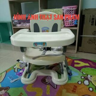 Ghế tập ăn dặm AB màu sữa