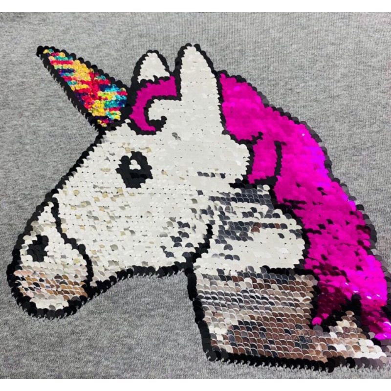 Áo nỉ  bé gái kim sa lật