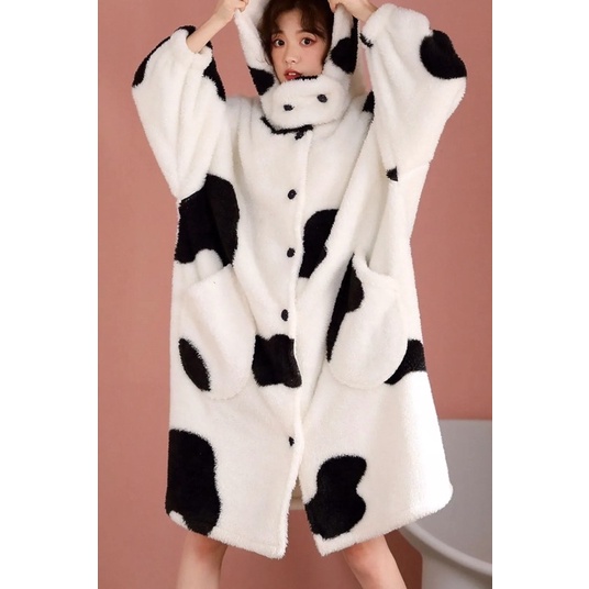 Váy Bò Sữa Bông Mịn Dáng Dài