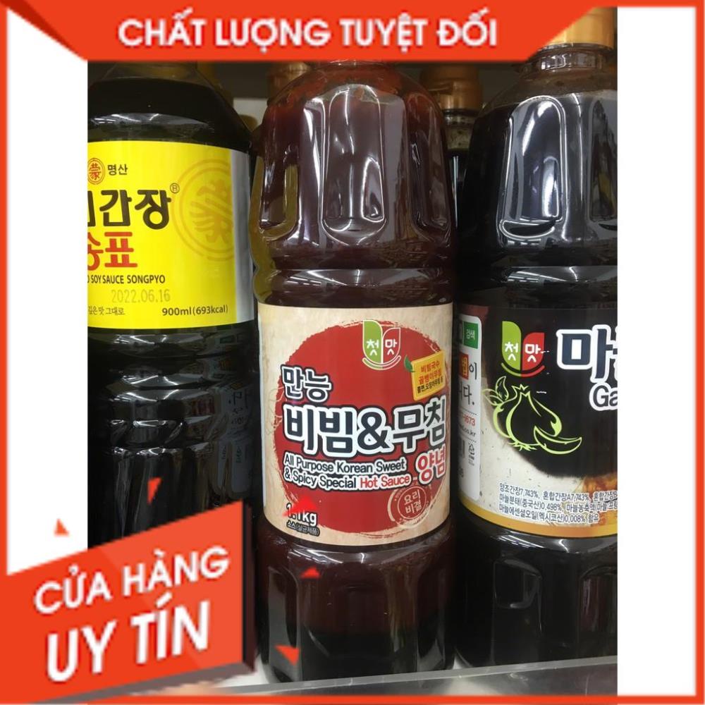 Tổng Buôn Siêu rẻ > Sốt Gia vị đồ trộn Chungsoo Hàn Quốc 1,1kg trộn mực, hải sản, bimbim...