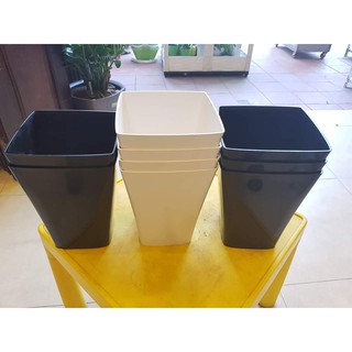 HOT Chậu nhựa vuông cao 25cm siêu đẹp và rất dày