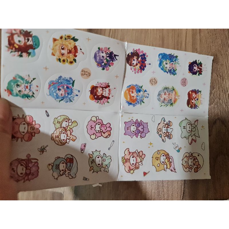 Hộp 12 tờ sticker 12 cung hoàng đạo