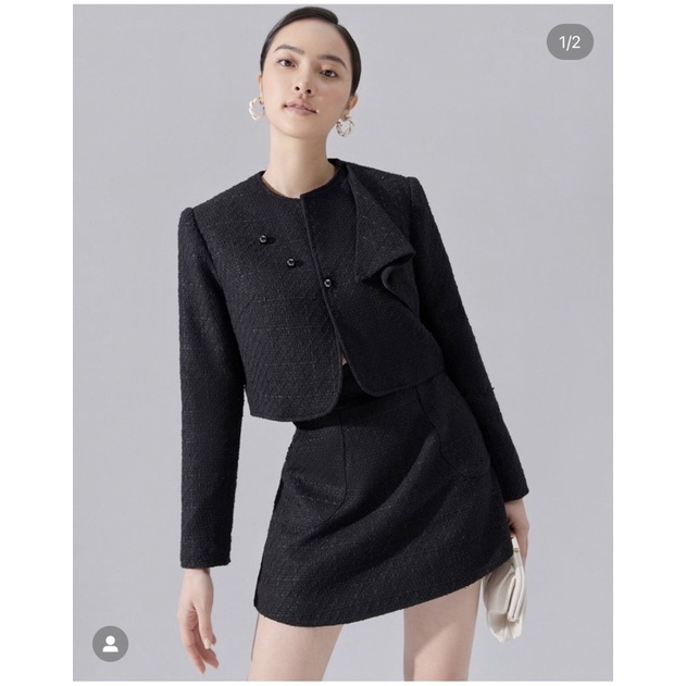 Set áo blazer và chân váy Trio Ji size L