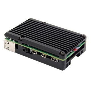 Vỏ nhôm Raspberry Pi 4, kèm 2 quạt