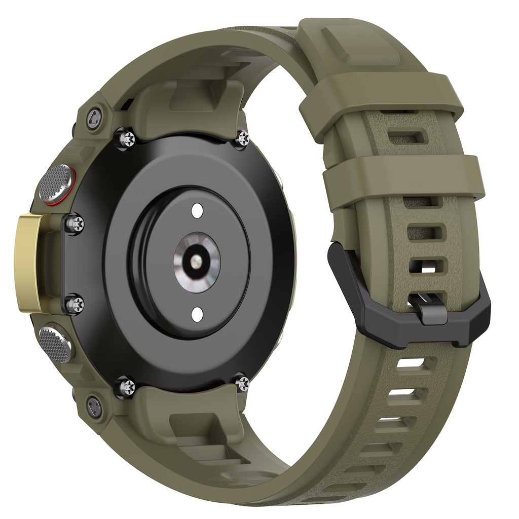 T-Rex 2 Dây Đeo Thay Thế Chất Liệu Silicone Màu Trơn Cho Huami Amazfit T-Rex 2