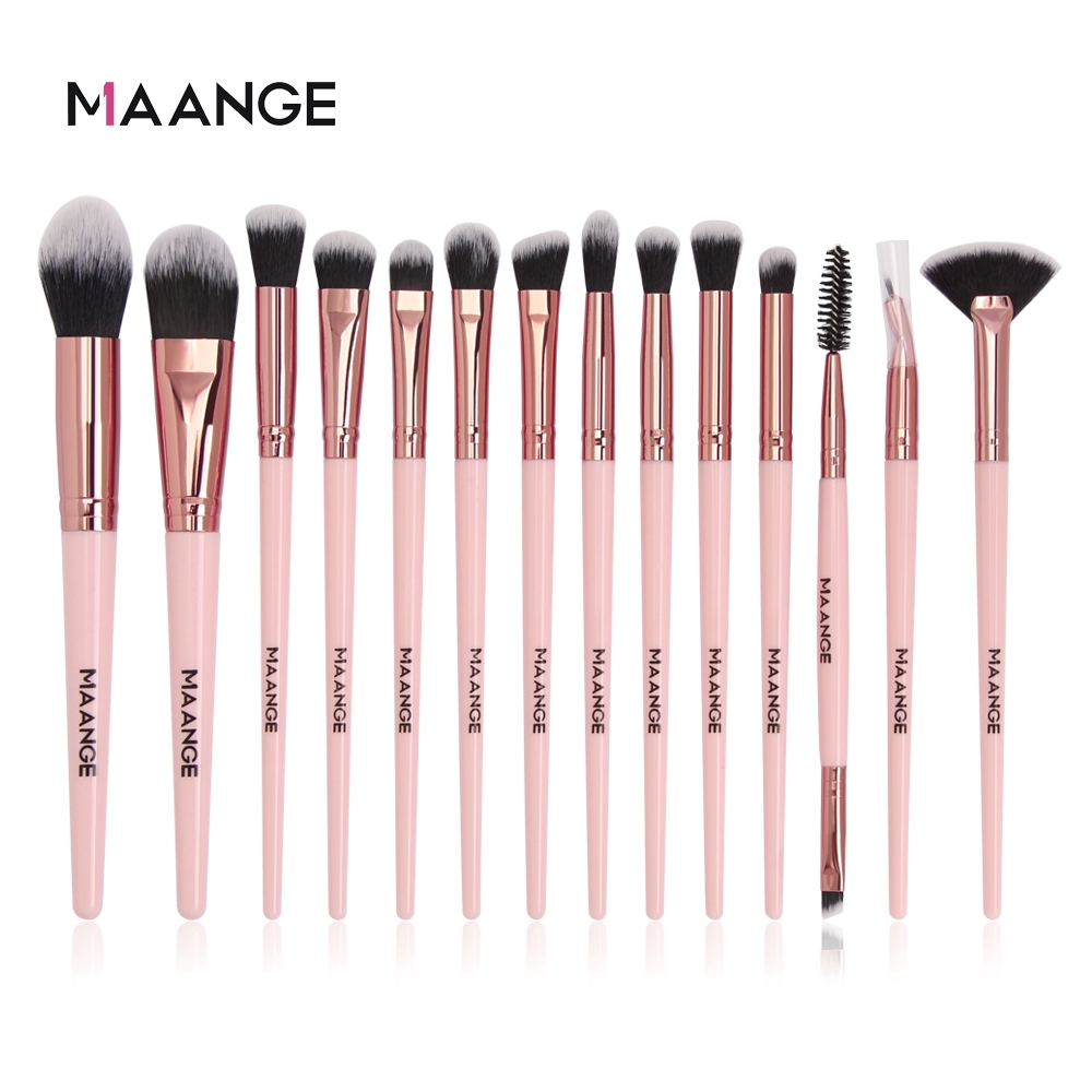 Bộ Cọ Trang Điểm 14 cây MAANGE Chất Lượng Cao