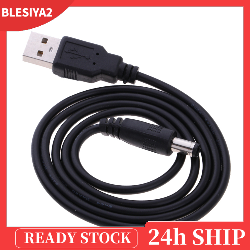 (Hàng Mới Về) Dây Cáp Kết Nối Usb 2.0 Loại A Đầu Đực Sang Dc 5.5x2.1mm Dc 5v