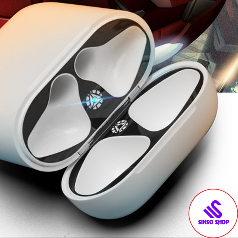 Miếng Dán Kim Loại Chống Bám Bẩn Bảo Vệ AirPods 1 2 Miếng Dán Chống Bụi Airpod 1 2