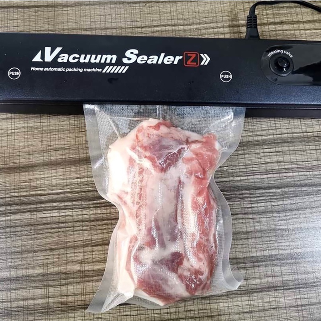 Máy Hút Chân Không Thực Phẩm Kèm Hàn Miệng Túi Vacuum Sealer - Máy Hút Chân Không Thực Phẩm Gia Đình Hút Khỏe, Hết Khí