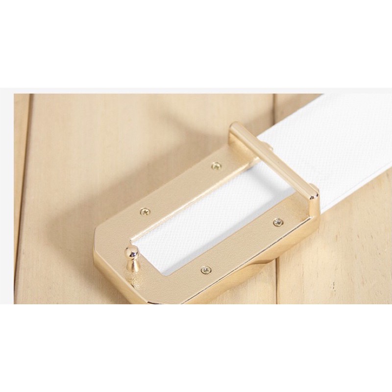 Thắt lưng golf nam nữ - Thắt lưng chữ G chất da mềm hàng thái lan