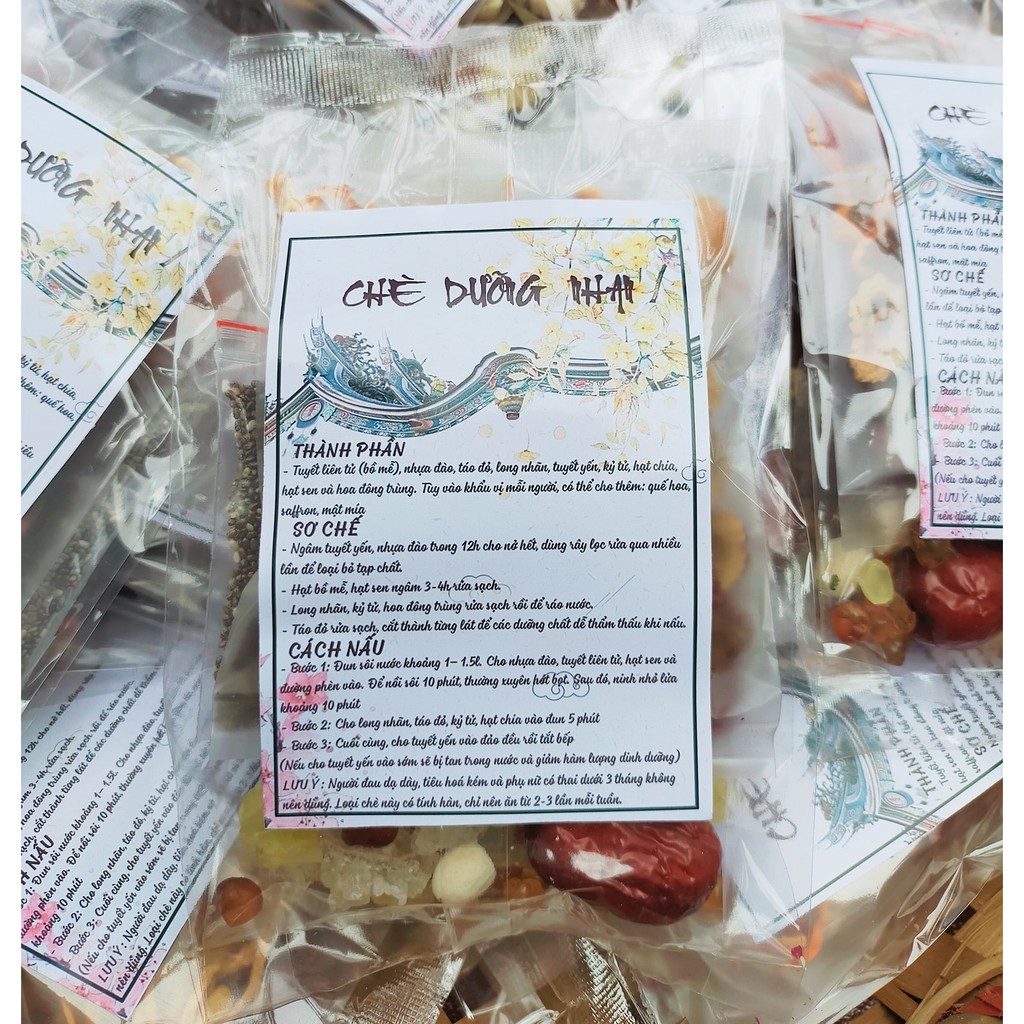 Chè Dưỡng Nhan Cao Cấp Bạch Mộc - Set Chè Dành Cho 3-5 Người Ăn | BigBuy360 - bigbuy360.vn