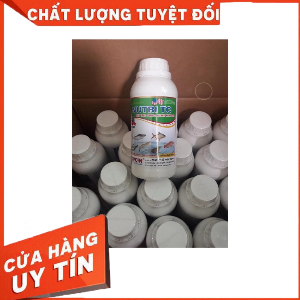 Nutri TC - Siêu tăng trọng, nhanh xuất bán cho tôm cá lươn ếch rút ngắn thời gian nuôi - Thuốc Thủy Sản Minh Tuệ