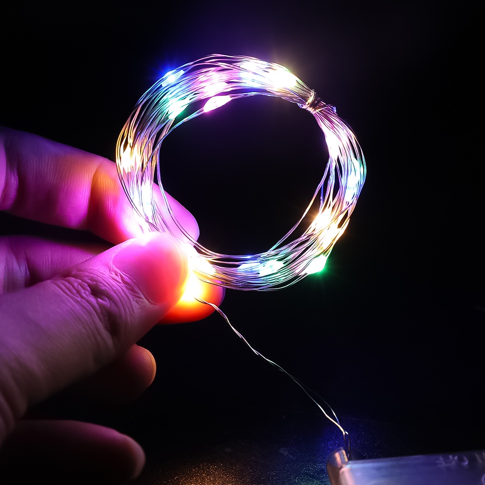 Dây Đèn LED 30 Bóng Dùng Pin Trang Trí Giáng Sinh