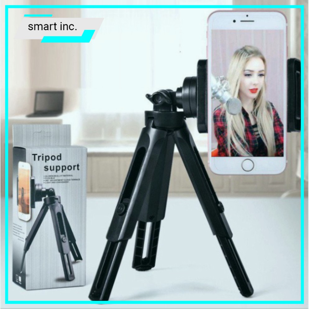 Tripod 3 Chân Giá Đỡ Gấp Gọn 🏆HOT🏆 Gậy Selfie Bluetooth Tự Sướng Xoay Đế Đỡ Điện Thoại Chụp Hình Quay Phim