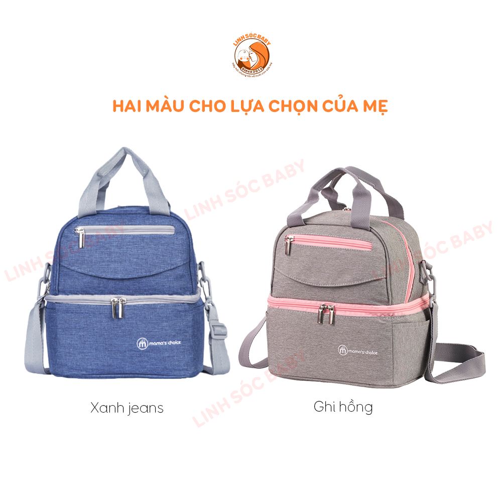 Balo bỉm sữa đa năng cao cấp Mama’s Choice, Balo giữ nhiệt bảo quản sữa mẹ