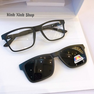 Kính cận râm 2 tròng mắt vuông to đa năng - CR250